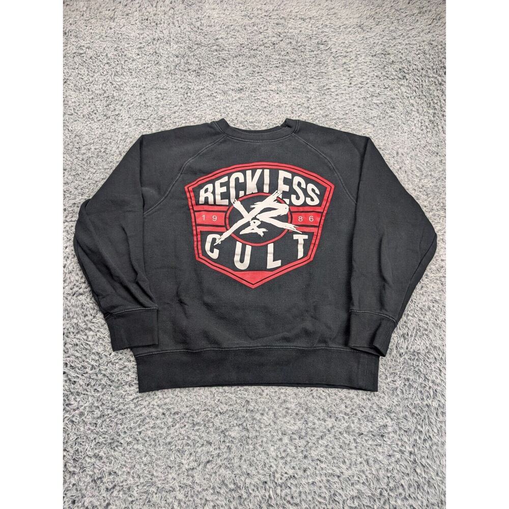 Young & Reckless Black and Red Sweatshirt